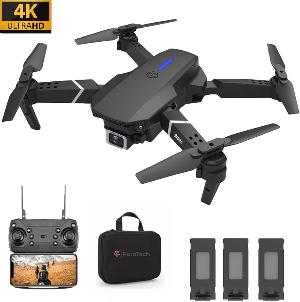 Bekijk leuke cadeautip : PuroTech Quad Drone 4K Camera - Inclusief Draagtas